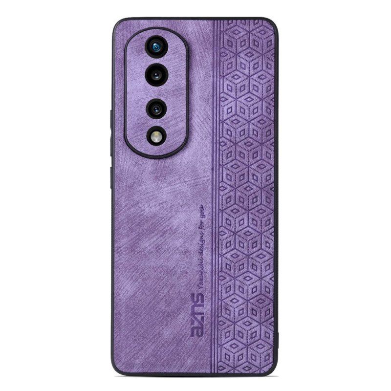 Etui do Honor 70 Efekt Skóry Azns