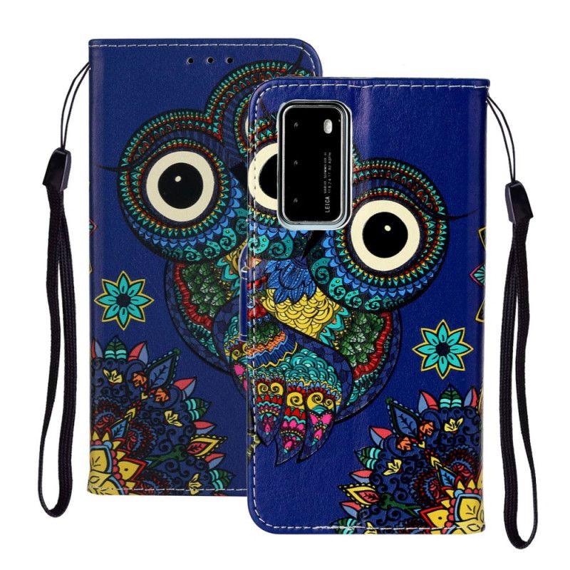 Etui Folio Huawei P40 Sowa W Mandali