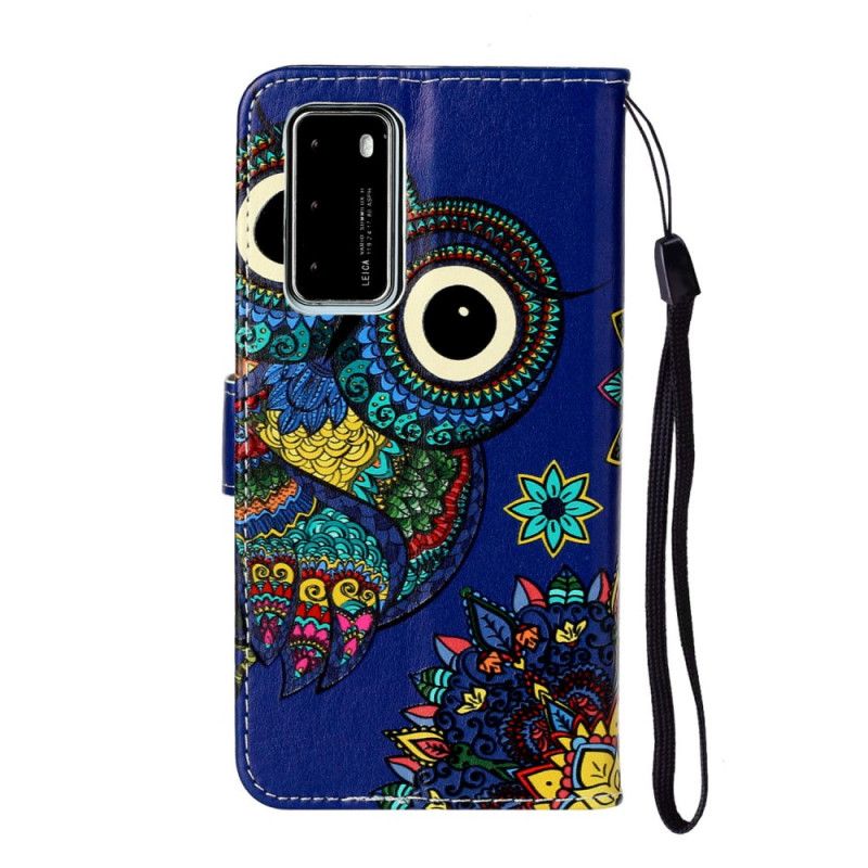 Etui Folio Huawei P40 Sowa W Mandali