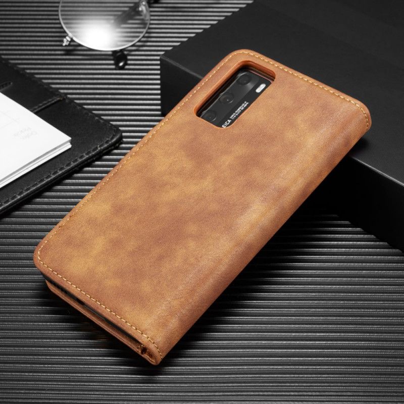 Etui Folio Huawei P40 Szary Czarny Dg. Odpinany Ming Etui Ochronne