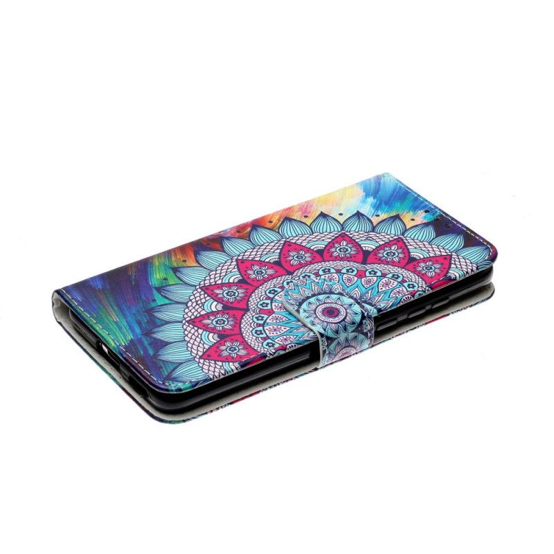 Etui Folio Huawei P40 Ultra Kolorowa Mandala Etui Ochronne