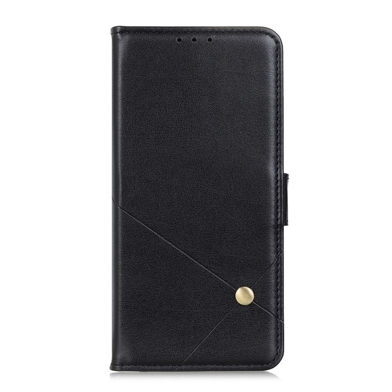 Etui Folio Huawei P40 Zielony Czarny Nit X Wzór