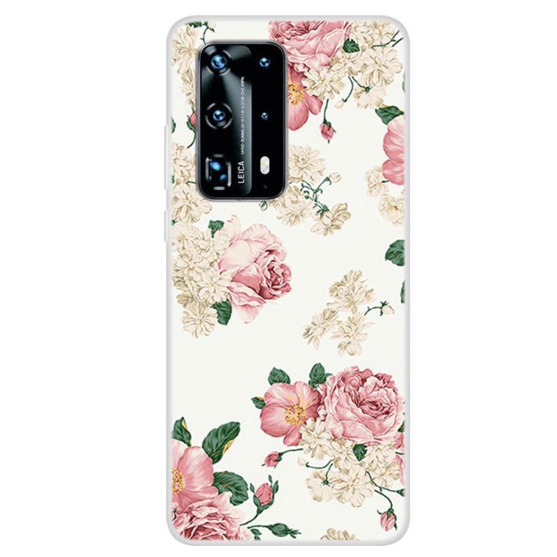 Etui Huawei P40 Kwiaty Wolności Etui Ochronne