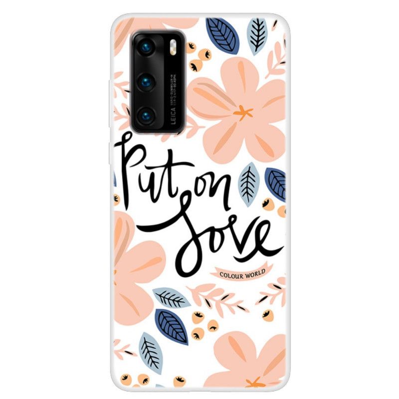 Etui Huawei P40 Okaż Miłość