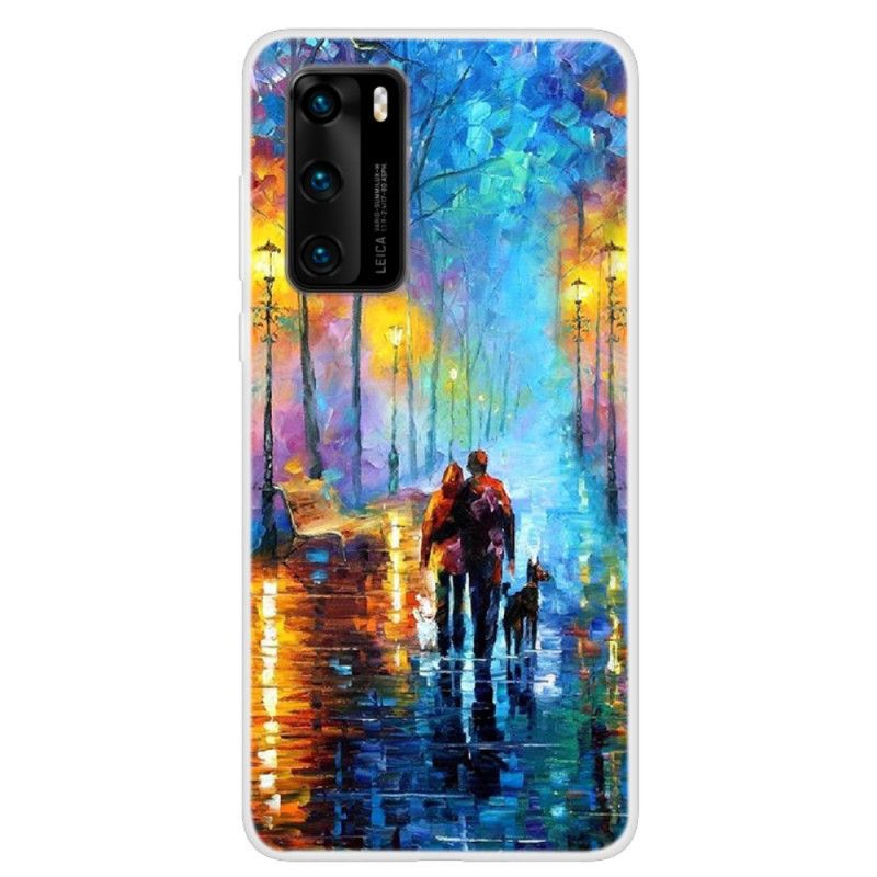 Etui Huawei P40 Spacer Rodzinny