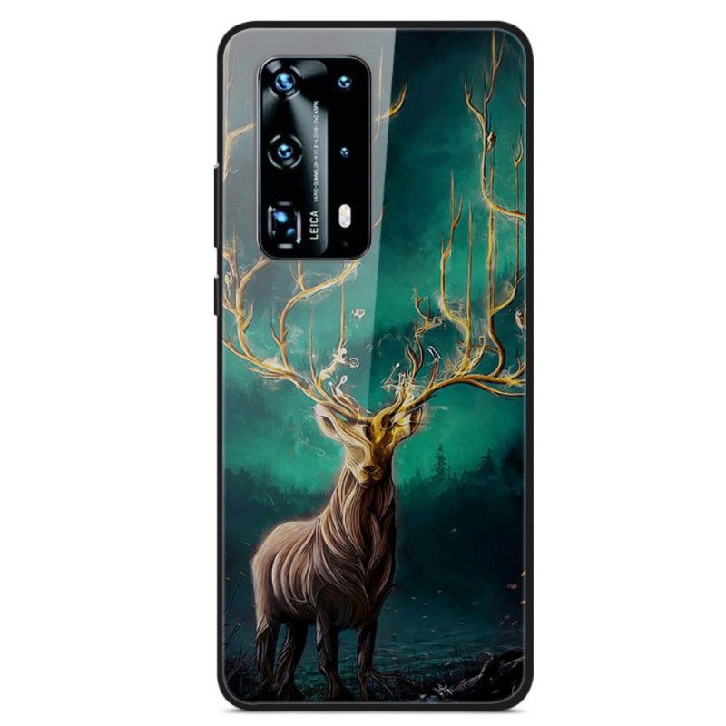 Futerały Huawei P40 Etui na Telefon Król Jelenia Hartowanego Szkła