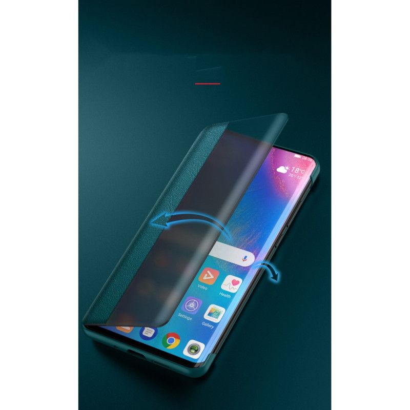 Zobacz Okładkę Efekt Skóry Huawei P40 Czarny