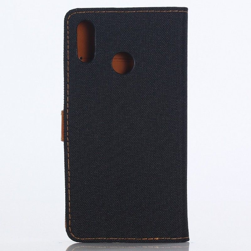 Etui Folio Huawei P20 Lite Ciemnoniebieski Dwukolorowa Klapka Etui Ochronne