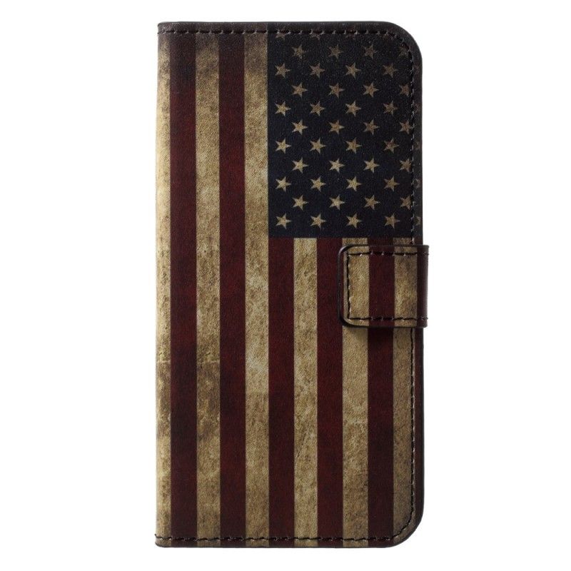 Etui Folio Huawei P20 Lite Flaga Usa Etui Ochronne