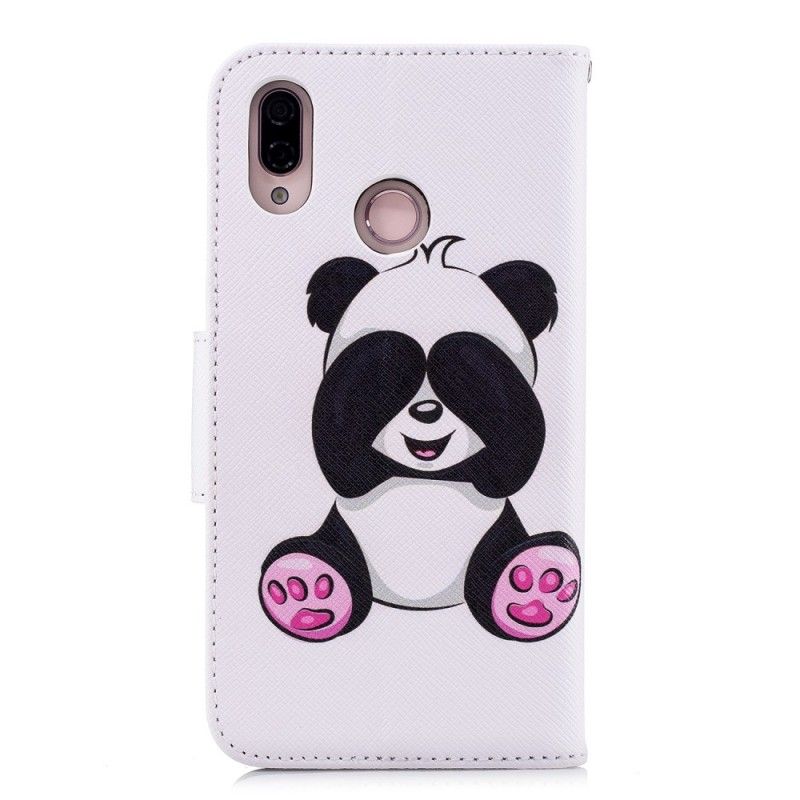 Etui Folio Huawei P20 Lite Zabawna Panda Etui Ochronne