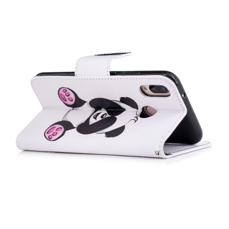 Etui Folio Huawei P20 Lite Zabawna Panda Etui Ochronne