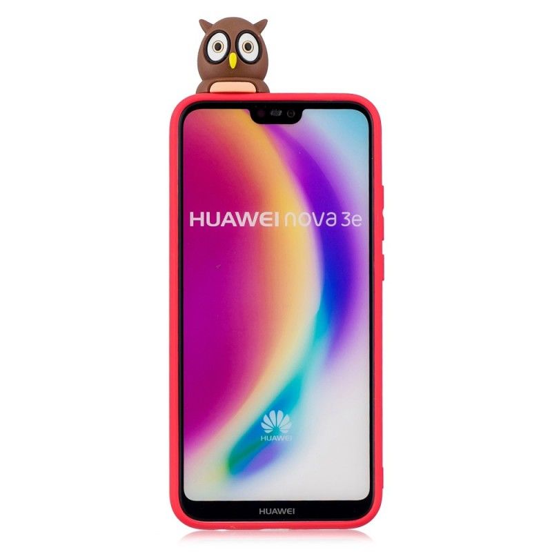 Etui Huawei P20 Lite 3D Panna Sowa