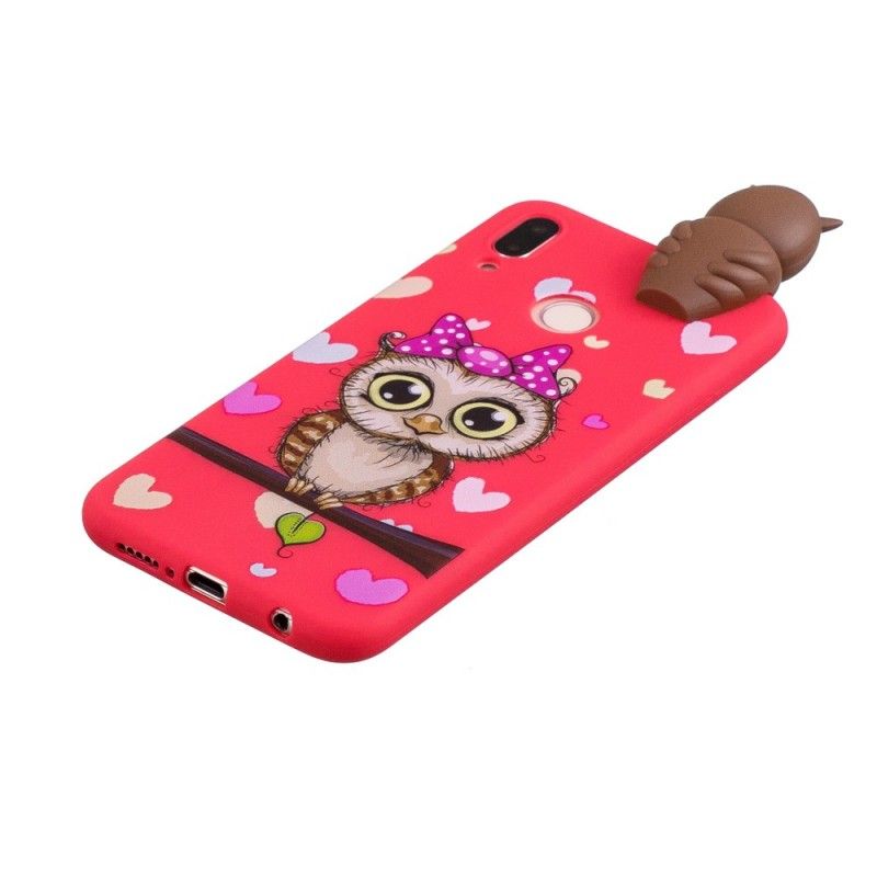 Etui Huawei P20 Lite 3D Panna Sowa