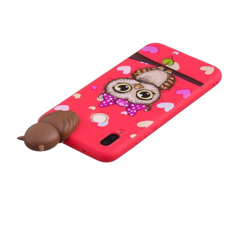 Etui Huawei P20 Lite 3D Panna Sowa