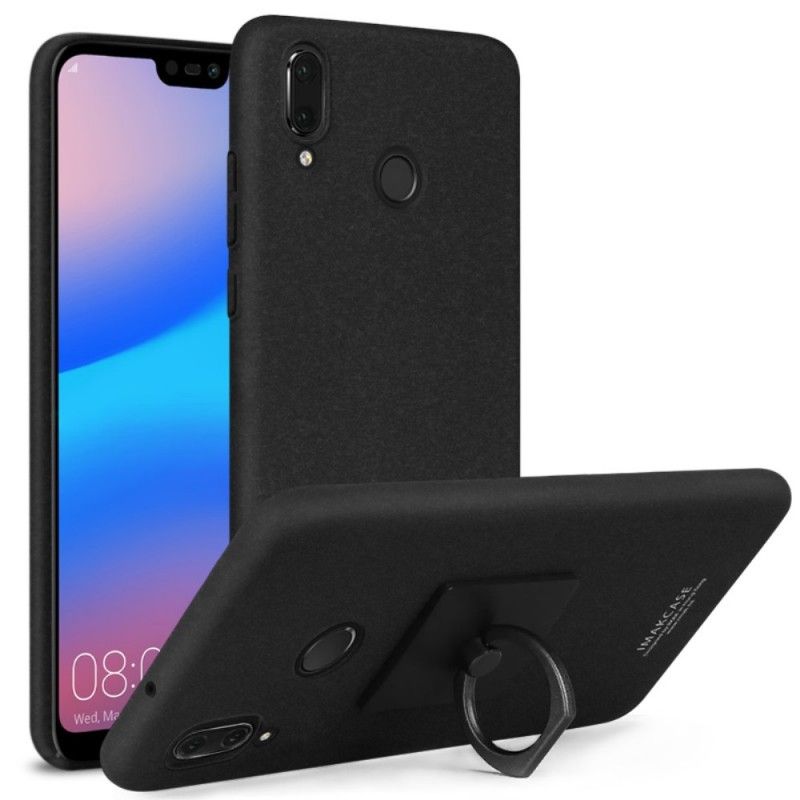 Etui Huawei P20 Lite Ciemnoniebieski Pierścionek Etui Ochronne