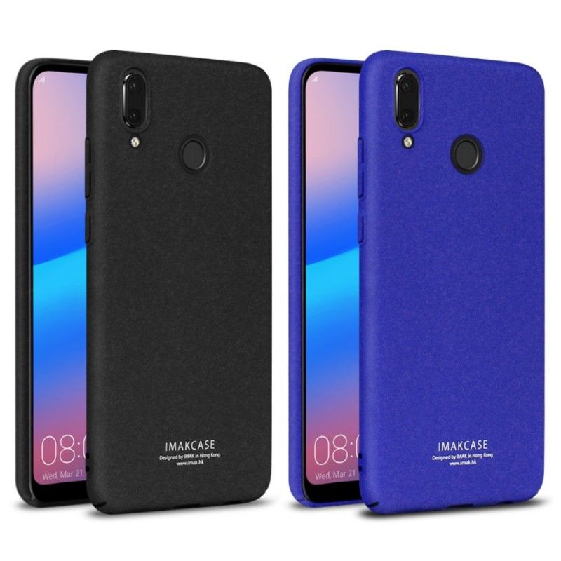 Etui Huawei P20 Lite Ciemnoniebieski Pierścionek Etui Ochronne