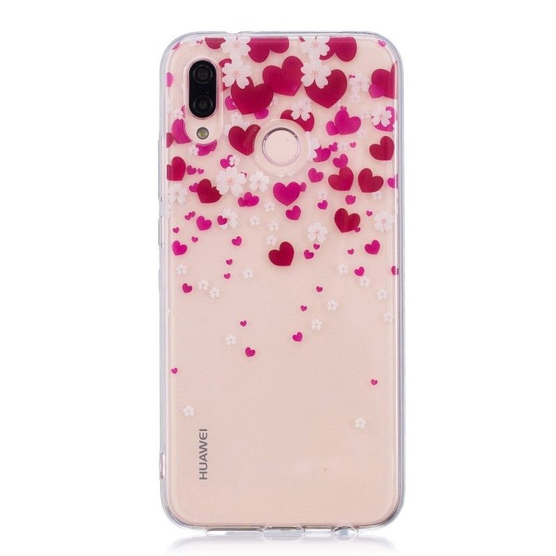 Etui Huawei P20 Lite Deszcz Serc