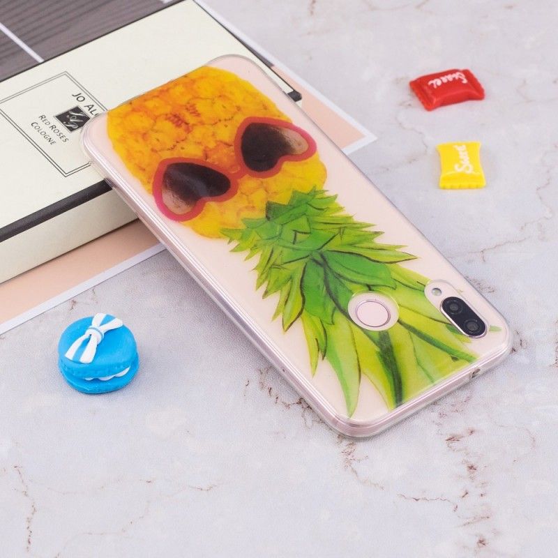 Etui Huawei P20 Lite Przezroczysty Ananas Incognito Etui Ochronne