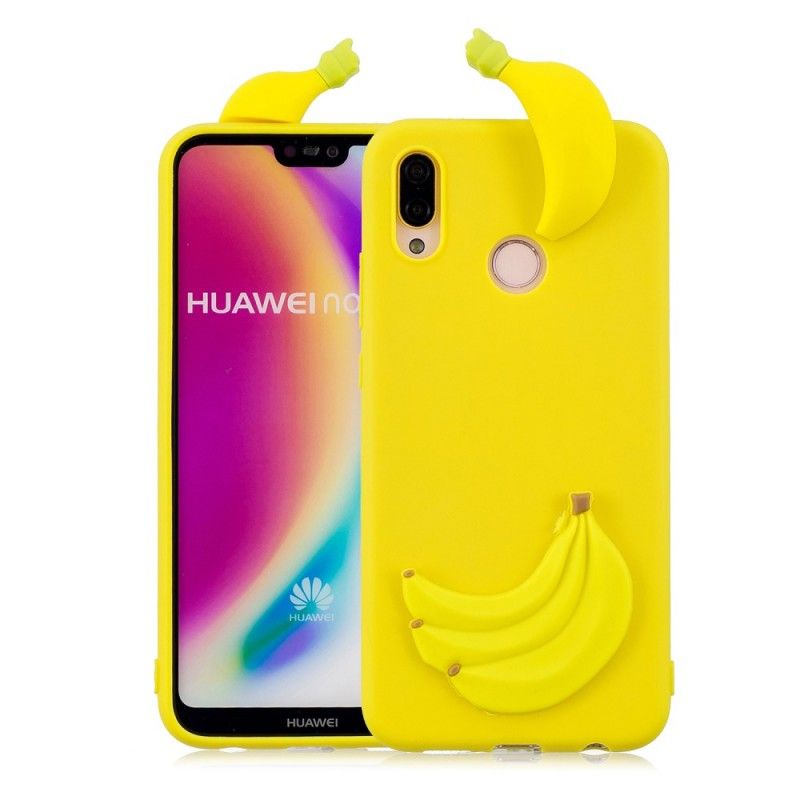 Futerały Huawei P20 Lite Etui na Telefon 3D Banan