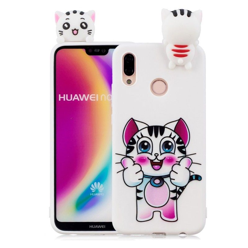 Futerały Huawei P20 Lite Etui na Telefon 3D Mój Kot