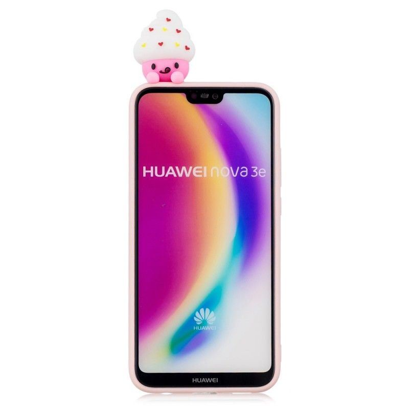 Futerały Huawei P20 Lite Etui na Telefon Fajne Lody W 3D