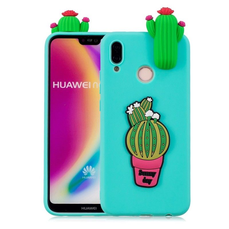 Futerały Huawei P20 Lite Etui na Telefon Szaleństwo Kaktusów W 3D