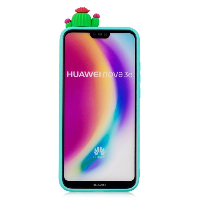 Futerały Huawei P20 Lite Etui na Telefon Szaleństwo Kaktusów W 3D