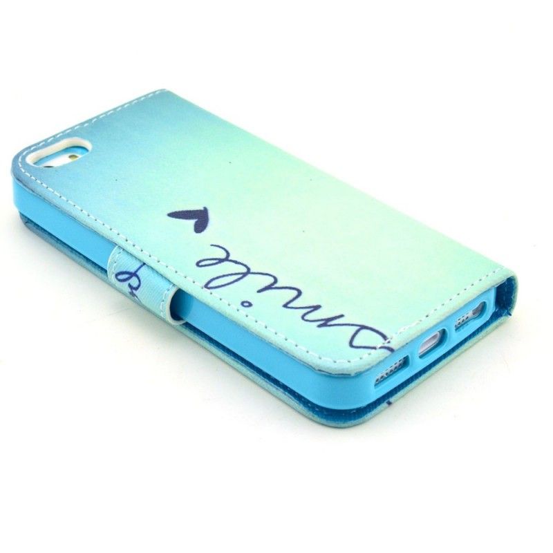 Etui Folio iPhone 5 / 5S / SE Uśmiech Etui Ochronne