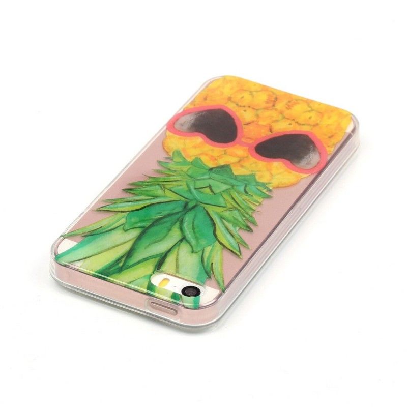 Etui iPhone 5 / 5S / SE Przezroczysty Ananas Incognito Etui Ochronne