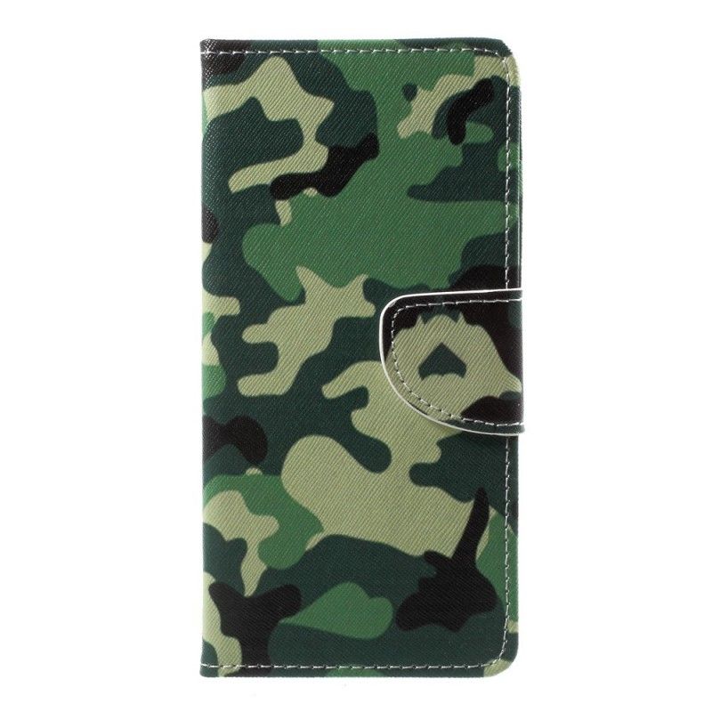 Etui Folio Sony Xperia L1 Kamuflaż Wojskowy Etui Ochronne