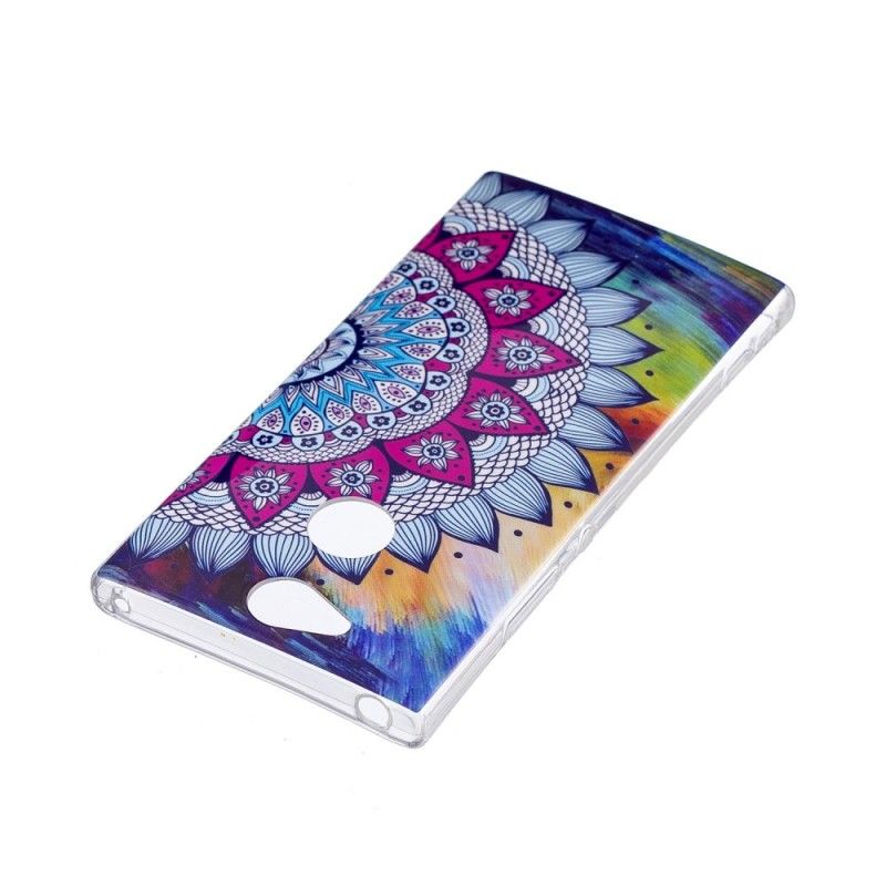 Etui Sony Xperia XA2 Mandala W Kolorze Fluorescencyjnym