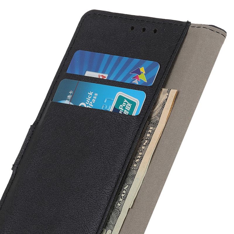 Etui Folio Alcatel 3X (2019) Jasnoniebieski Czarny Klasyczny Etui Ochronne