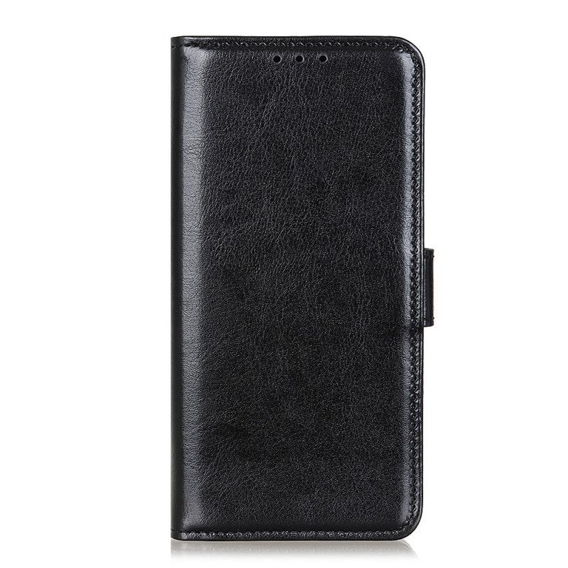 Etui Folio iPhone 12 Pro Max Biały Czarny Styl Skóry Etui Ochronne