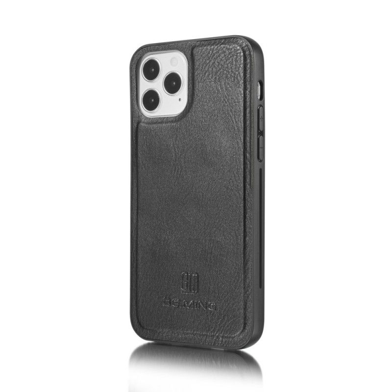 Etui Folio iPhone 12 Pro Max Brązowy Czarny Dg. Zdejmowany Futerał Ming Etui Ochronne