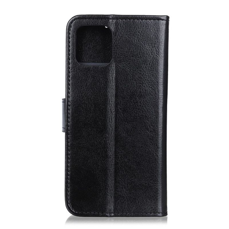 Etui Folio iPhone 12 Pro Max Czerwony Czarny Klasyczny