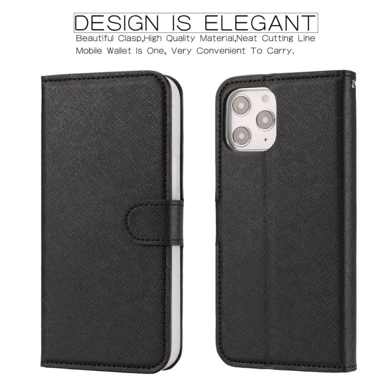 Etui Folio iPhone 12 Pro Max Czerwony Czarny Teksturowany Z Odpinaną Skorupą Etui Ochronne