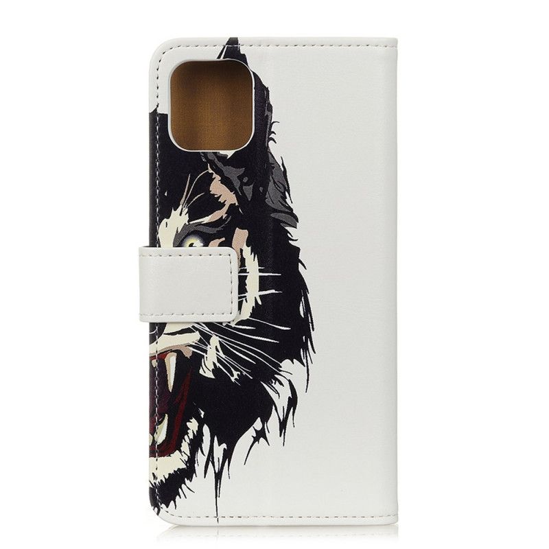 Etui Folio iPhone 12 Pro Max Dziki Tygrys