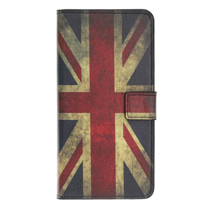 Etui Folio iPhone 12 Pro Max Flaga Anglii Etui Ochronne