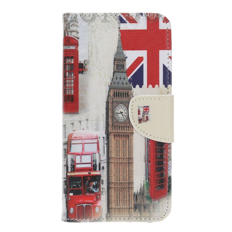 Etui Folio iPhone 12 Pro Max Londyńskie Życie Etui Ochronne