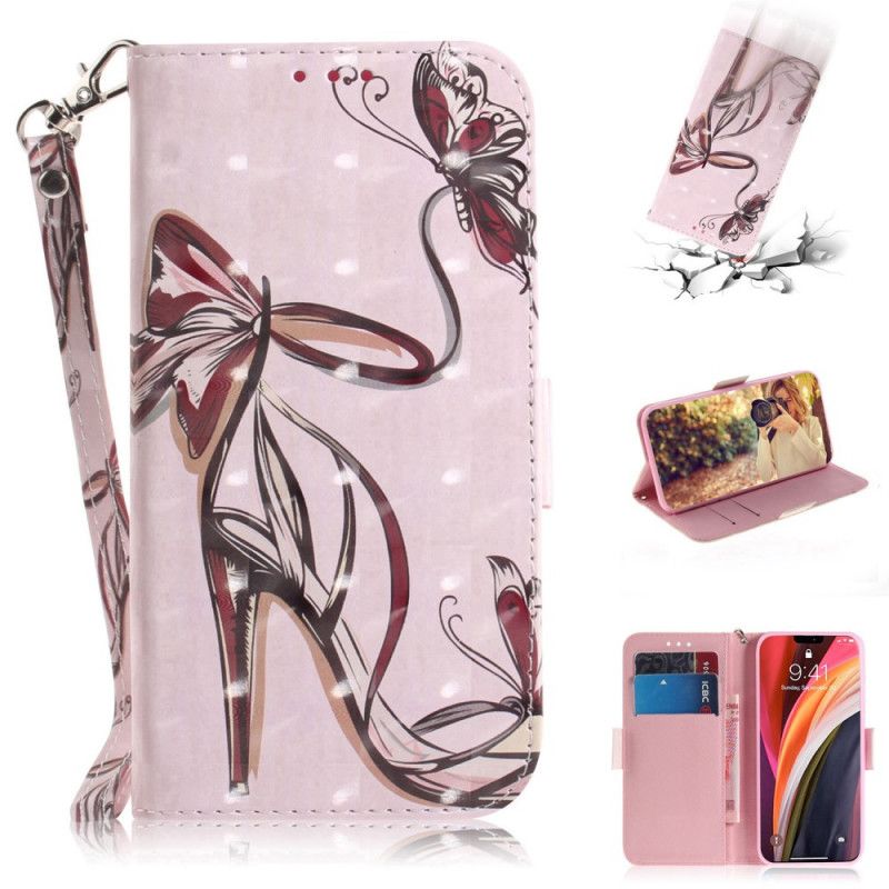 Etui Folio iPhone 12 Pro Max Pompy Z Paskami