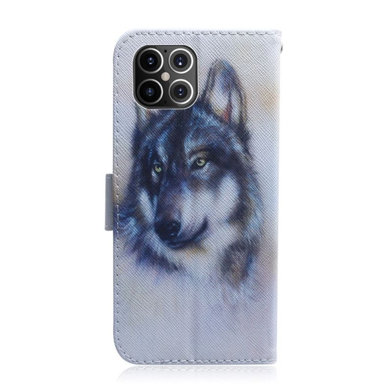 Etui Folio iPhone 12 Pro Max Psie Spojrzenie Etui Ochronne