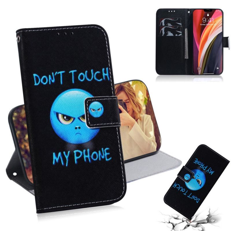 Etui Folio iPhone 12 Pro Max Telefon Z Emoji Etui Ochronne