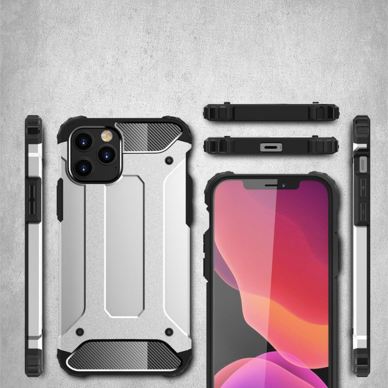 Etui iPhone 12 Pro Max Czerwony Czarny Ocalały Etui Ochronne