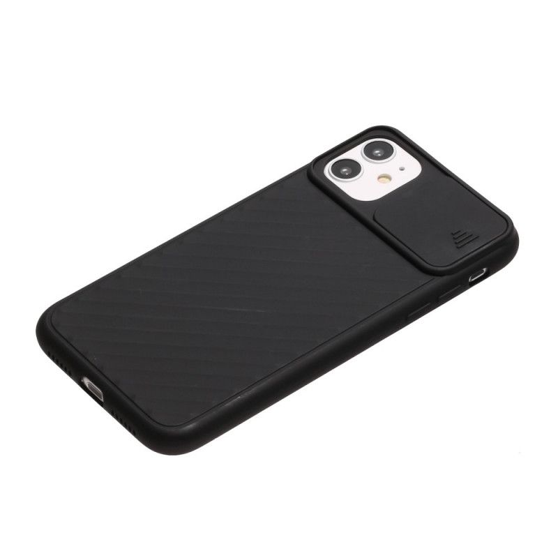 Etui iPhone 12 Pro Max Czerwony Czarny Zdejmowana Silikonowa Osłona Obiektywu Etui Ochronne