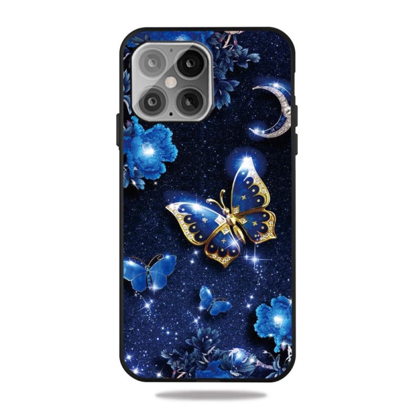 Etui iPhone 12 Pro Max Motyl W Księżycową Noc