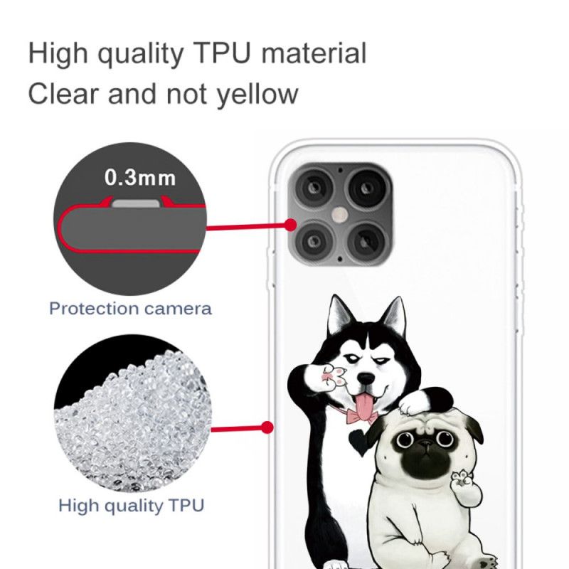 Etui iPhone 12 Pro Max Śmieszne Psy