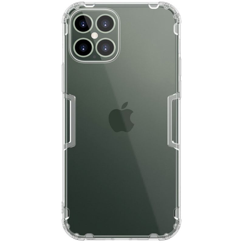 Etui iPhone 12 Pro Max Szary Biały Naturalny Przezroczysty Nillkin