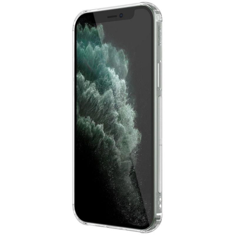 Etui iPhone 12 Pro Max Szary Biały Naturalny Przezroczysty Nillkin