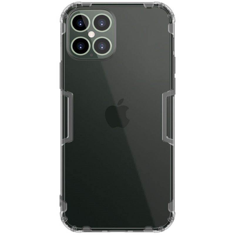 Etui iPhone 12 Pro Max Szary Biały Naturalny Przezroczysty Nillkin