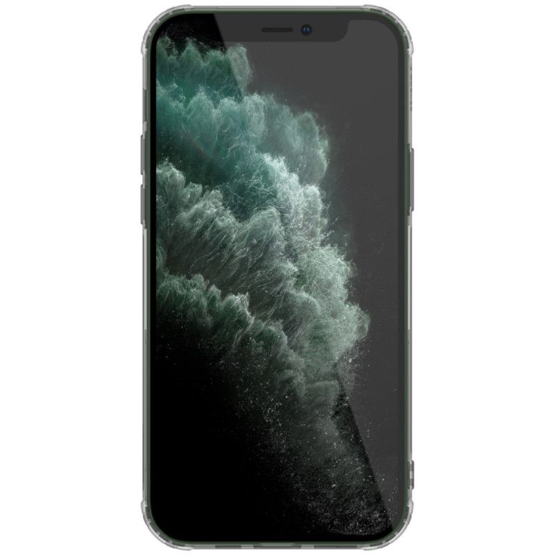 Etui iPhone 12 Pro Max Szary Biały Naturalny Przezroczysty Nillkin